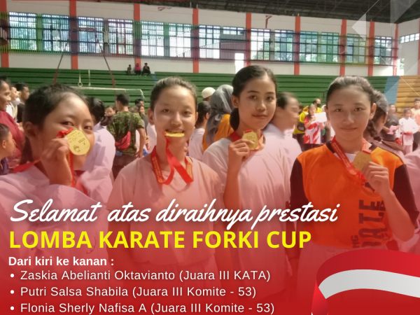 Juara III Lomba Karate FORKI CUP Juara III Lomba Karate FORKI CUP