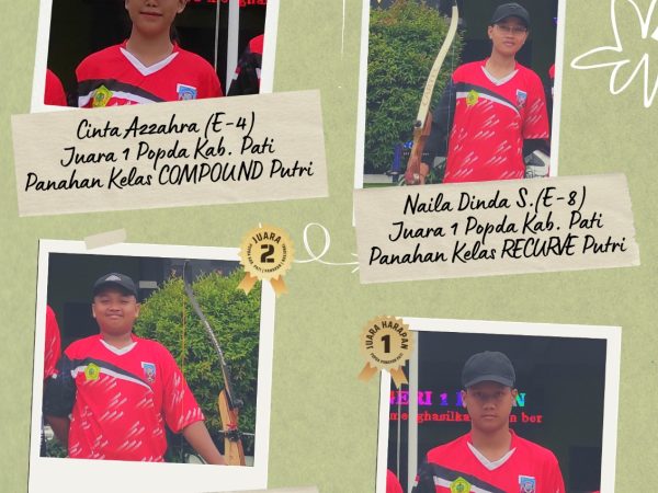 Tim Panahan SMA Negeri 1 Kayen raih Juara 1, 2 dan Harapan 1 POPDA Panahan Tingkat Kabupaten Pati