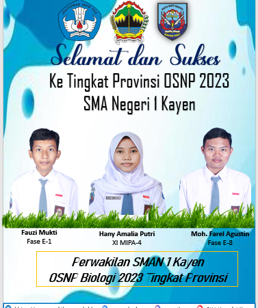 Selamat & Sukses ke Jenjang Provinsi OSNP Biologi Tahun 2023