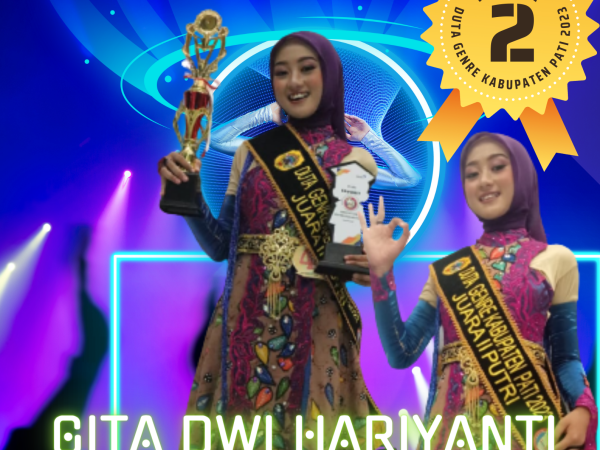 Gita Dwi Harianti Siswi SMA Negeri 1 Kayen Raih Juara 2 Duta Genre Kabupaten Pati 2023 Gita Dwi Harianti Siswi SMA Negeri 1 Kayen Raih Juara 2 Duta Genre Kabupaten Pati 2023