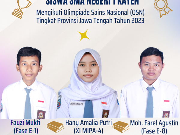 Selamat Berjuang, Semoga di berikan kemudahan dan Lolos ke Tingkat Nasional Selamat Berjuang, Semoga di berikan kemudahan dan Lolos ke Tingkat Nasional